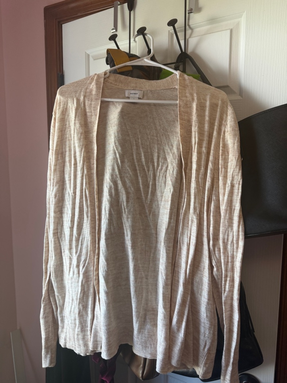 Old Navy Lightweight Beige Open-Front Cardigan